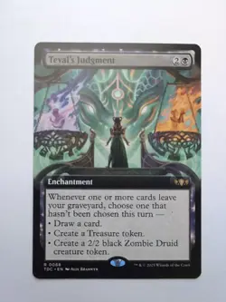 MTG Teval's Judgment (TDC) Commander: Tarkir: Dragonstorm Extended Regular 68 - Image 1