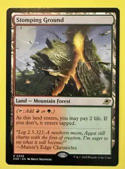 Magic ~ Stomping Ground #258 ~ Edge of Eternities ~ Regular ~ Pack Fresh - Image 1