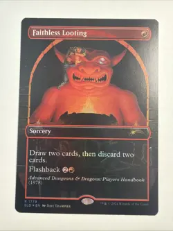 Faithless Looting (Rainbow Foil) Secret Lair Drop Foil - Image 1