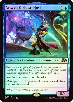 Vnwxt, Verbose Host 73 Foil NM MTG Aetherdrift Magic - Image 1