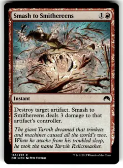MTG FOIL Smash to Smithereens Magic Origins Regular - Image 1