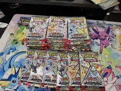36x Prismatic Evolutions Booster Pack Lot 36 FACTORY SEALED PACKS Pokemon TCG - Image 1