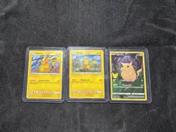 Pikachu black star promo lot With Celebrations Pikachu Pokemon TCG - Image 1