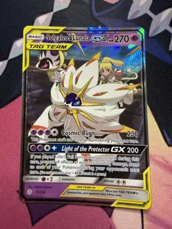 Pokemon TCG Solgaleo & Lunala GX 75/236 Sm-Cosmic Eclipse Holo Pack Fresh - Image 1