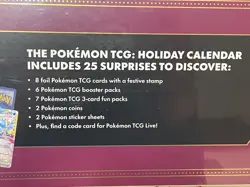 New Pokemon TCG Advent Calendar x2 w/ Surging Sparks & Destined Rivals Packs! - Image 4