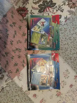 Lot Of (2) Pokemon TCG Prismatic Evolutions Tech Sticker Collection Booster - Image 1
