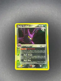 Pokemon Dark Crobat 3/109 2004 Team Rocket Returns Holo Rare - MP - Image 1