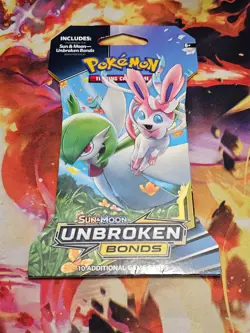Pokemon Sun & Moon Unbroken Bonds sleeved blister pack sealed BRAND NEW ! - Image 1