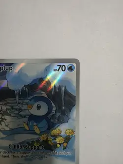 Piplup 098/094 Illustration Rare IR Phantasmal Flames English Pokemon Prerelease - Image 4