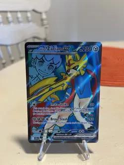 Pokemon TCG 2025 Hop’s Zacian Ex 176/159 Journey Together NM - Image 1