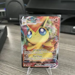 Pokemon TCG Victini VMAX 022/163 Swsh05: Battle Styles Holo NM - Image 1