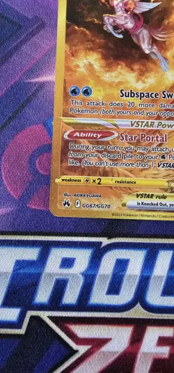 Pokemon TCG Origin Forme Palkia Vstar Crown Zenith: Galarian Gallery gg67/gg70 - Image 5