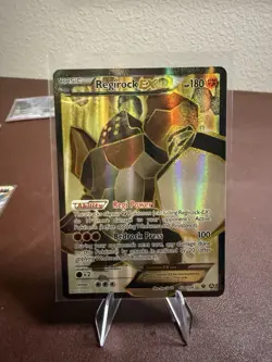 B6 Pokemon TCG Regirock EX 43a/124 Alt Art XY Premium Trainer Collection Promo - Image 1