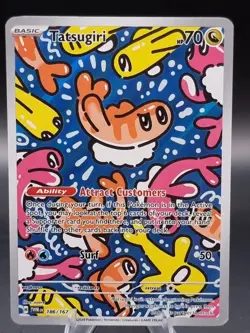 Tatsugiri 186/167 NM/LP. Illustration Rare Pokemon TCG - Twilight Masquerade - Image 2