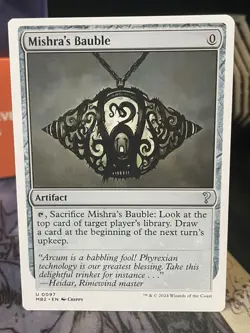 Mishra's Bauble White Border #97 Mystery Booster 2 MTG Magic Card - Image 1