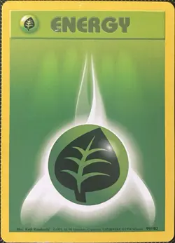 Grass Energy 099/102 Base Set Regular - Pokemon Card - Image 1