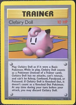 Clefairy Doll 070/102 Base Set Regular - Pokemon Card - Image 1