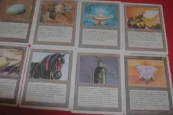 MTG 8x REVISED 3rd & 4th edition Rare Artifacts magic card lot LP - Image 2