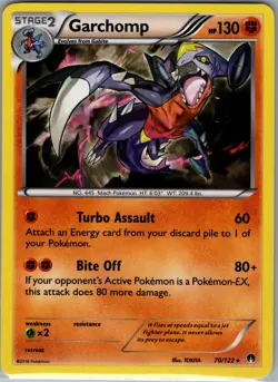 Garchomp 70/122 Holo XY - BREAKpoint - Pokemon Card - NM - Image 1