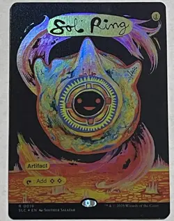 MTG SOL RING Secret Lair Encyclopedia Single Card Magic FOIL - Image 1