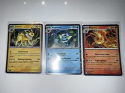 Prismatic Evolutions Poster Collection Promo Cards - Complete Set of 3 - NM - Image 1