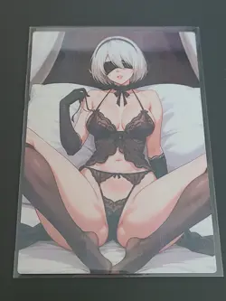 2B Nier Automata - ACG Anime Girl Doujin Waifu DIY Card - Image 1