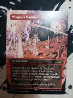 Weapons Manufacturing NM - Borderless - Edge of Eternities - MTG - Image 1