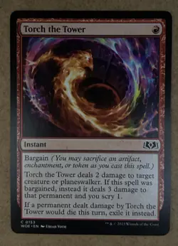 Torch the Tower - Wilds of Eldraine - NM MTG - Image 1