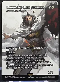 Minwu, Rebellion Strategist (Mangara, the Diplomat) #25 Final Fantasy Reg. Rare - Image 1