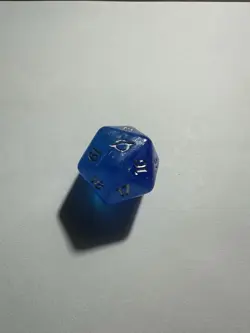 Edge of Eternities Oversized Dice D20 Translucent Blue Galaxy Magic MTG EOE - Image 2