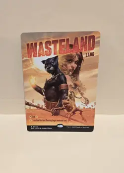 Wasteland Non Foil Secret Lair Encyclopedia Of Magic Near Mint MTG - Image 1