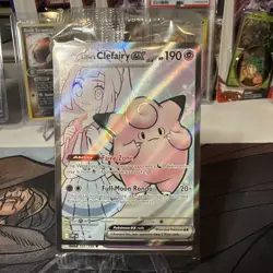 Pokemon LILLIE'S CLEFAIRY EX SVP 195 Journey Together PROMO - Sealed - Image 1