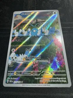 Pokemon Swablu 213/182 Paradox Rift Illustration Rare Near Mint NM - Image 5