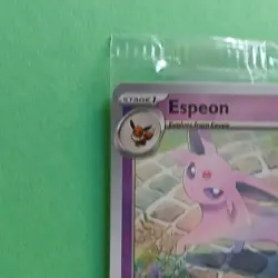 Espeon Pokemon Scarlet & Violet Black Star 086/197 Best Buy Promo Reverse Holo - Image 2