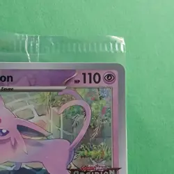 Espeon Pokemon Scarlet & Violet Black Star 086/197 Best Buy Promo Reverse Holo - Image 3