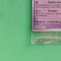 Espeon Pokemon Scarlet & Violet Black Star 086/197 Best Buy Promo Reverse Holo - Image 5