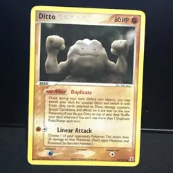 Ditto (Geodude) - 62/113 Delta Species - Pokemon TCG - 2005 LP - Image 1