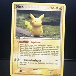Pokemon TCG Delta Species EX Ditto Pikachu - 63/113 - Near Mint - Image 1