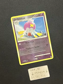 Pokemon Diamond & Pearl Base - Drifblim LV.40 - 24/130 - Reverse Holo - LP/NM - Image 3