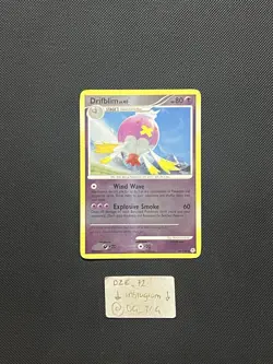 Pokemon Diamond & Pearl Base - Drifblim LV.40 - 24/130 - Reverse Holo - LP/NM - Image 5