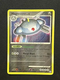 Pokemon Diamond & Pearl Base - Magnezone LV.48 - 8/130 - Reverse Holo - LP/NM - Image 2