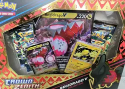 REGIDRAGO V Collection Box Pokemon TCG Crown Zenith Factory Sealed 2023 - Image 1