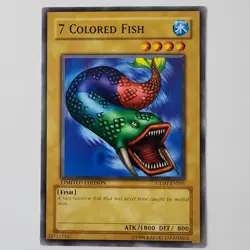 7 Colored Fish - GLD1-EN001 - LP+ - Common - Limited - Yugioh - Image 1