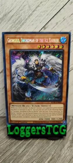 Yu-Gi-Oh! Georgius Swordsman of the Ice Barrier / BLTR-EN006 1st Edition NM - Image 1