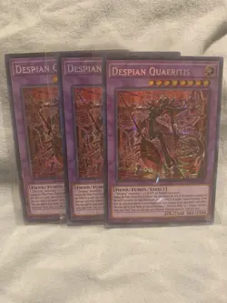 Yugioh! 3x Despian Quaeritis - MP22-EN141 - Prismatic Secret Rare - Near Mint!x3 - Image 1