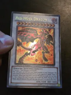Yu-Gi-Oh! SECRET RARE HOLO CARD RED NOVA DRAGON CT07-EN005 VLP - Image 2