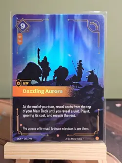 FOIL Riftbound Dazzling Aurora 160/298 TCG Card English Ver League of legends - Image 1
