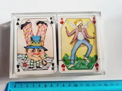 CARTE DA GIOCO CARNAVALS 1983 SILVIA MADDONNI VINTAGE ORIGINAL PLAYING CARD NEW - Image 1