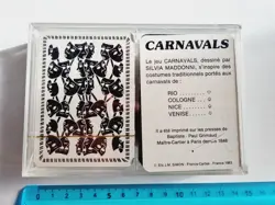 CARTE DA GIOCO CARNAVALS 1983 SILVIA MADDONNI VINTAGE ORIGINAL PLAYING CARD NEW - Image 2