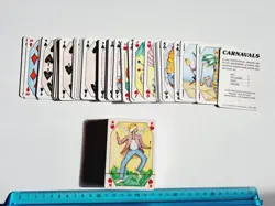 CARTE DA GIOCO CARNAVALS 1983 SILVIA MADDONNI VINTAGE ORIGINAL PLAYING CARD NEW - Image 3